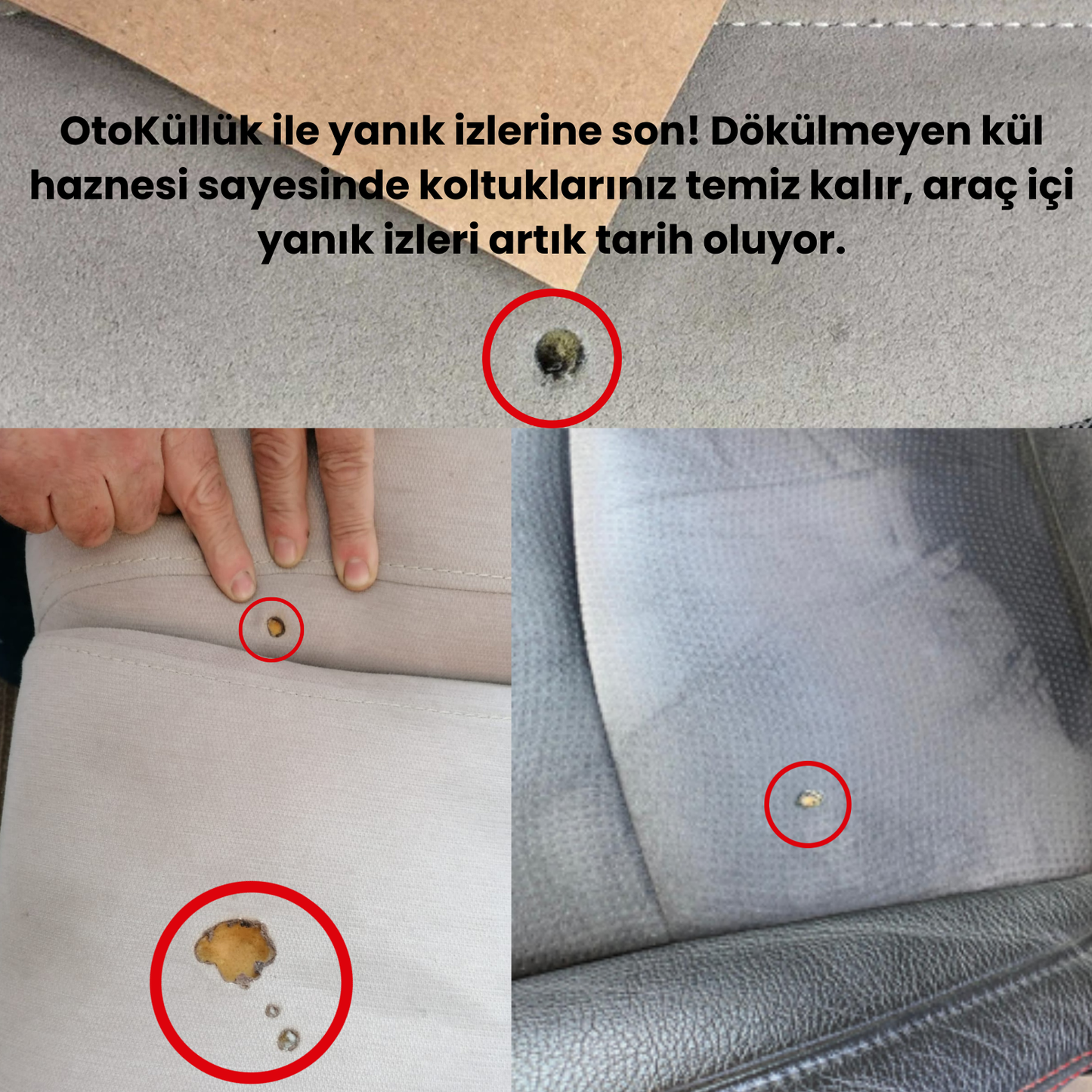 OtoKüllük | Araç İçi Ahşap Dökülmez Küllük