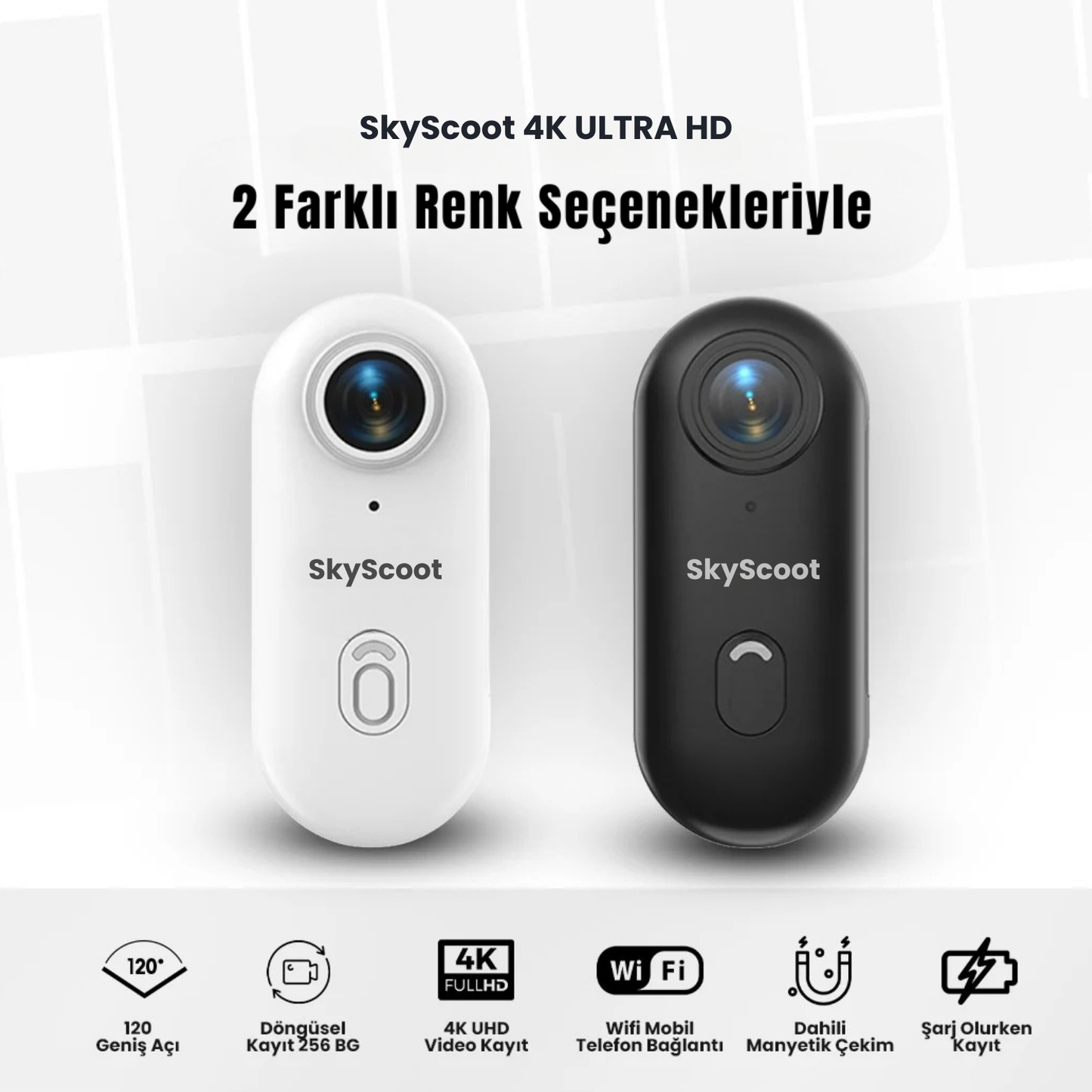 SkyScoot™ Ultra HD Aksiyon Kamerası