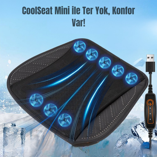 CoolSeat™ Mİni – Fanlı Serinletici Koltuk Minderi