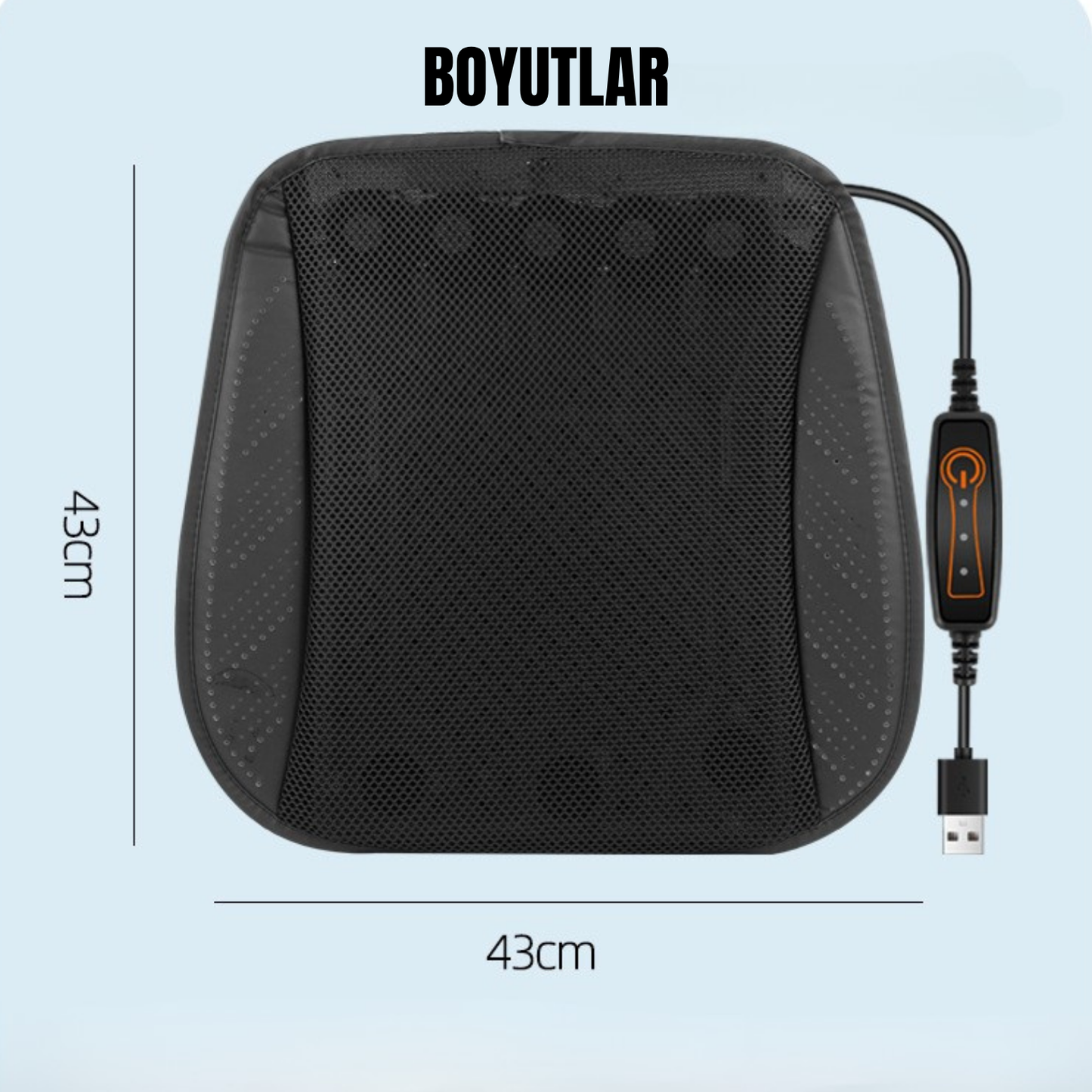 CoolSeat™ Mİni – Fanlı Serinletici Koltuk Minderi