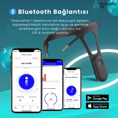 PostureFix TR – HIPEE Akıllı Sırt Duruş Düzeltici