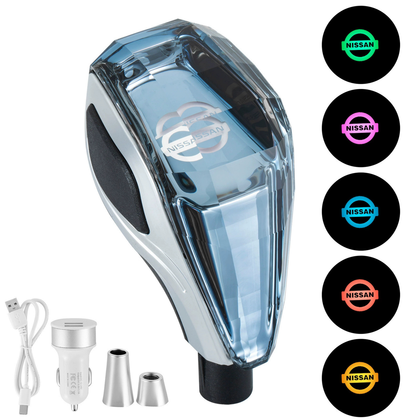 LUX Vites – LED Aydınlatmalı Kristal Vites Topuzu