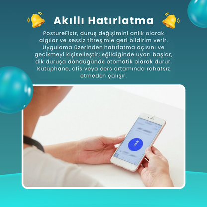 PostureFix TR – HIPEE Akıllı Sırt Duruş Düzeltici