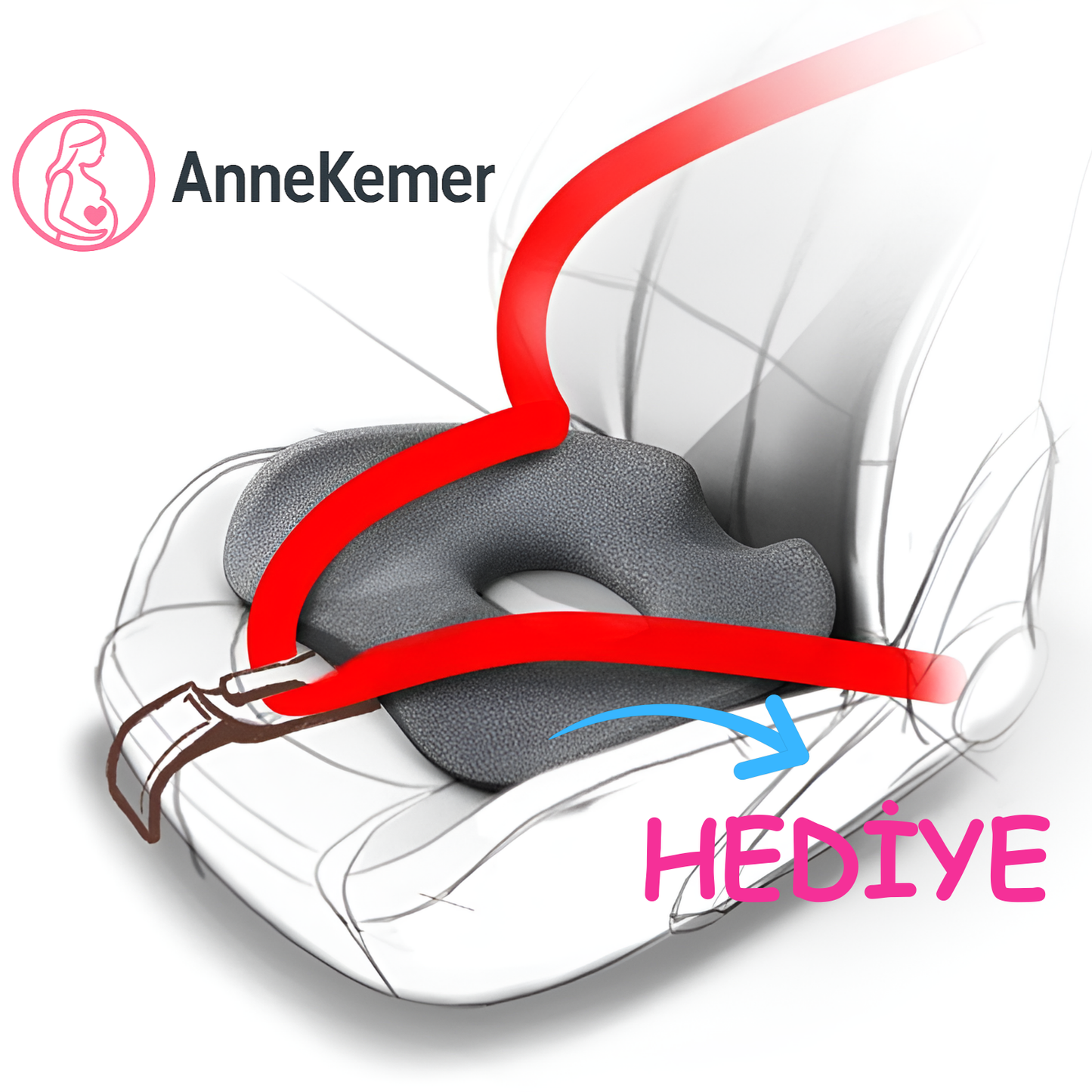 AnneKemer – Hamileler için Emniyet Kemeri