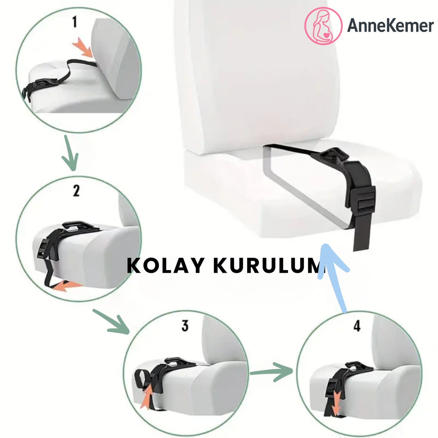 AnneKemer – Hamileler için Emniyet Kemeri