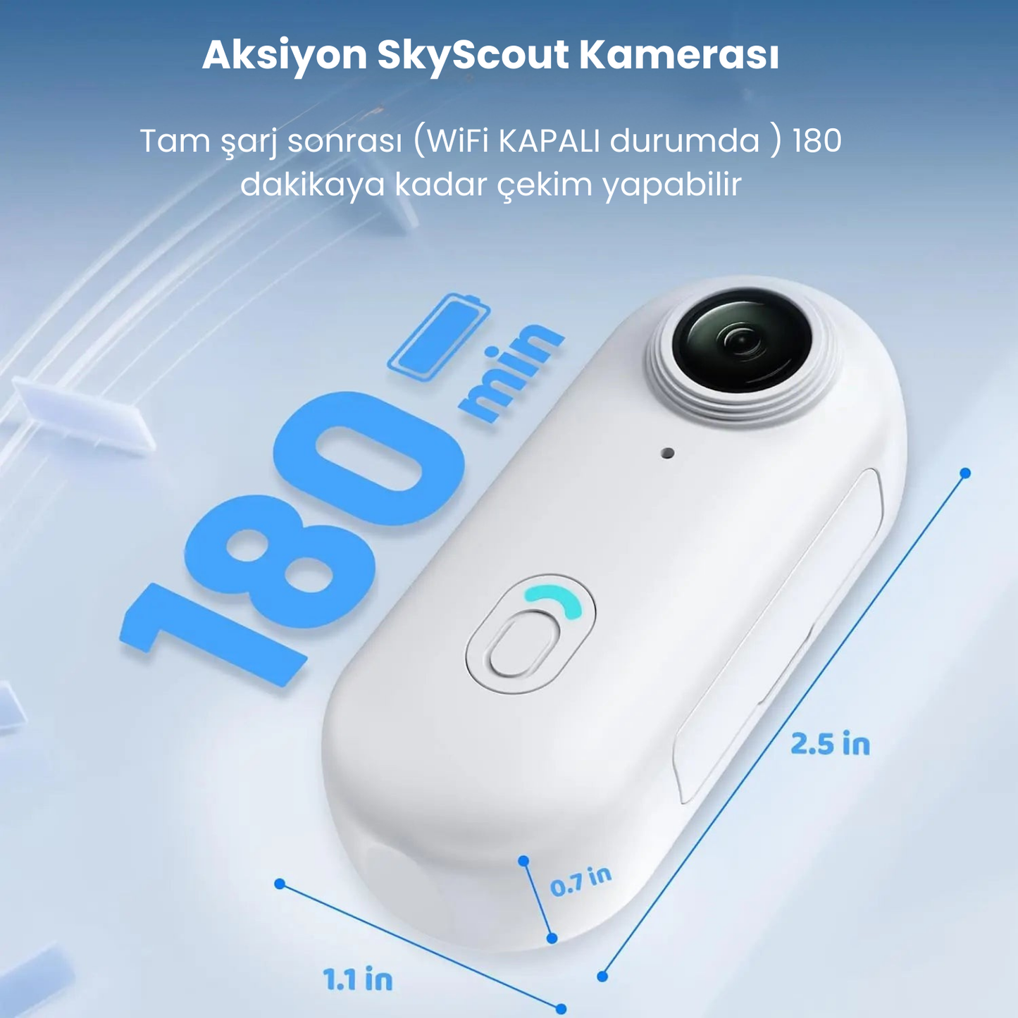 SkyScoot™ Ultra HD Aksiyon Kamerası