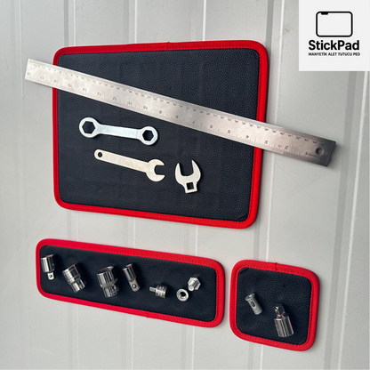 3 Parça StickPad – Manyetik Alet Tutucu Ped