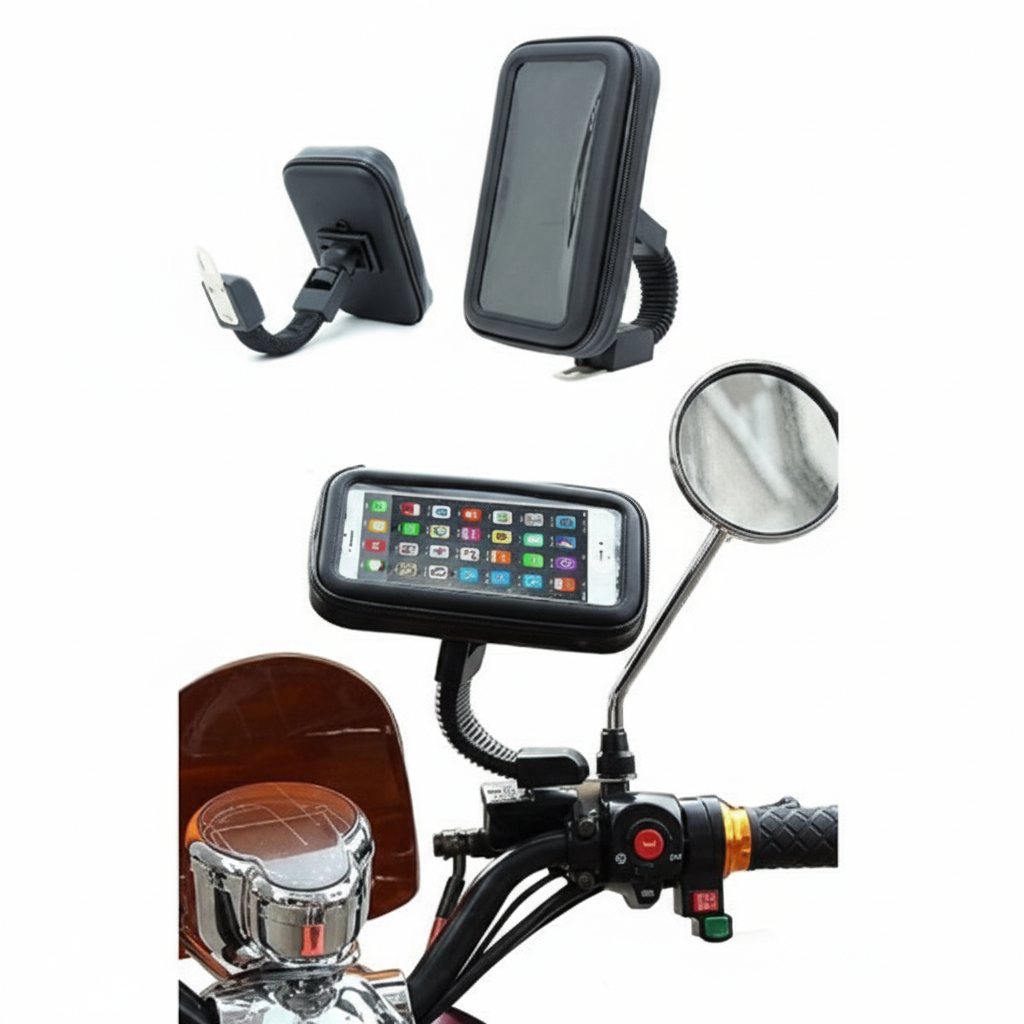 Su Geçirmez Motosiklet Telefon Tutucu