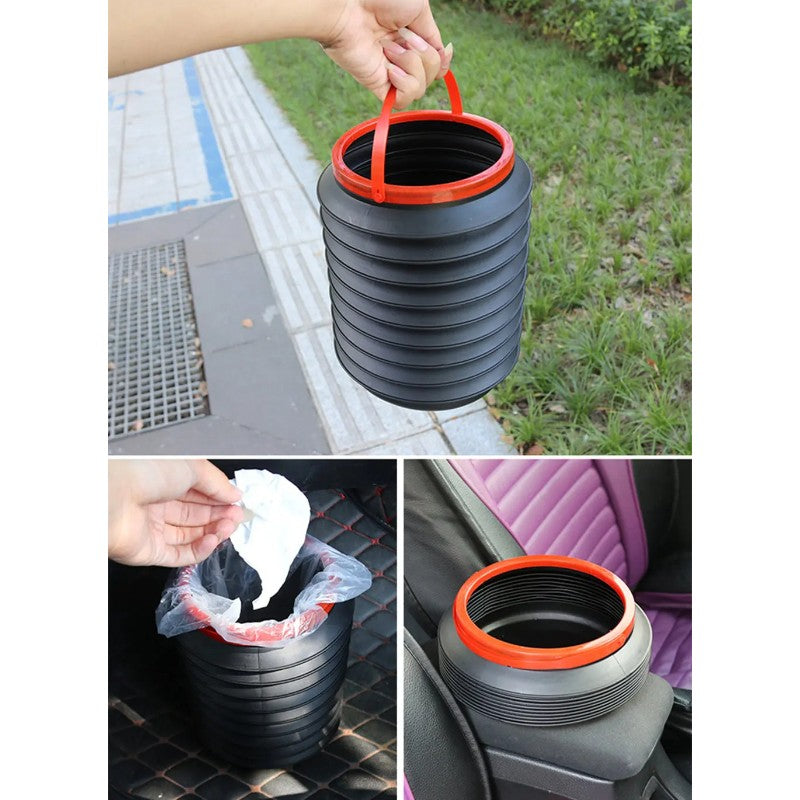 Çok Amaçlı Katlanabilir Araç İçi Kova